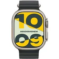 Apple Watch Ultra 3 GPS + Cellular 49mm Titan natur Ocean Armband schwarz