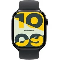 Apple Watch Series 10 GPS 46mm Aluminium diamantschwarz Sportarmband schwarz M/L