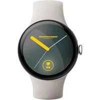 Google Pixel Watch 3 polished silver 45mm Sportarmband porcelain (Wi-Fi)