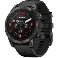 Garmin Epix Pro (Gen 2) Sapphire 51mm schwarz/carbongrau Titan QuickFit-Silikonarmband (010-02804-01)