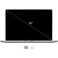 Apple MacBook Pro 2019 16" Intel Core i7 2,6 GHz 512 GB SSD 32 GB silber