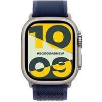Apple Watch Ultra 2 GPS + Cellular 49mm Titan natur Trail Loop blau S/M