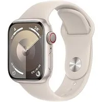 Apple Watch Series 9 GPS 41mm Aluminium polarstern Sportarmband polarstern M/L