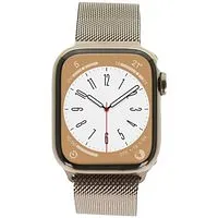 Apple Watch Series 9 GPS + Cellular 41mm Edelstahl gold Milanaise-Armband gold
