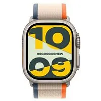 Apple Watch Ultra 2 GPS + Cellular 49mm Titan natur Trail Loop orange/Beige S/M