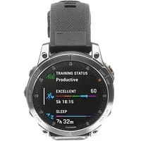 Garmin Epix Gen 2 47mm schiefergrau/silber QuickFit-Silikonarmband (010-02582-01)