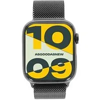 Apple Watch Series 9 GPS 45mm Aluminium mitternacht Milanaise-Armband graphit
