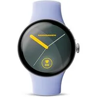Google Pixel Watch 4 polished silver 41mm Sportarmband iris (Wi-Fi)