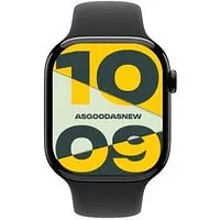 Apple Watch Series 11 GPS 42mm Aluminium diamantschwarz Sportarmband schwarz S/M