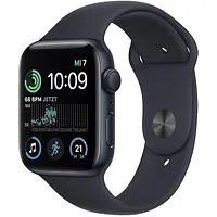 Apple Watch SE 2 Aluminiumgehäuse mitternacht 44mm Sportarmband mitternacht M/L (GPS)