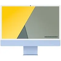 Apple iMac 24" 4.5K Display, (2024) M4 10-Core CPU | 10-Core GPU 256 GB SSD 24 GB blau