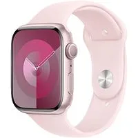 Apple Watch Series 9 GPS + Cellular 41mm Aluminium rosé Sportarmband hellrosa S/M