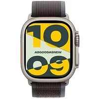 Apple Watch Ultra 2 GPS + Cellular 49mm Titan natur Trail Loop blau/schwarz S/M