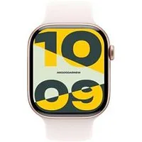Apple Watch Series 10 GPS 46mm Aluminium roségold Sportarmband blassrosa M/L