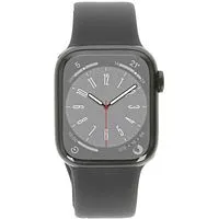 Apple Watch Series 8 GPS 41mm Aluminium mitternacht Sportarmband