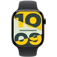 Apple Watch Series 11 GPS + Cellular 46mm Aluminium diamantschwarz Sportarmband schwarz S/M