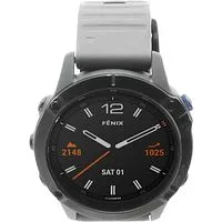 Garmin Fenix 6 Pro 47mm Solar schwarz/schiefergrau (010-02410-11) schwarz