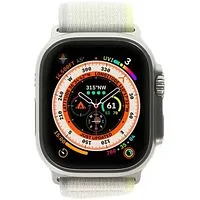 Apple Watch Ultra GPS + Cellular 49mm Titan Trail Loop gelb/Beige S/M