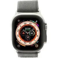 Apple Watch Ultra GPS + Cellular 49mm Titan Trail Loop schwarz/grau S/M