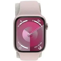Apple Watch Series 9 GPS + Cellular 45mm Aluminium rosé Sportarmband hellrosa M/L