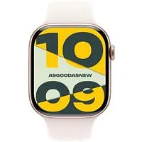 Apple Watch Series 11 GPS + Cellular 46mm Aluminium roségold Sportarmband blassrosa S/M