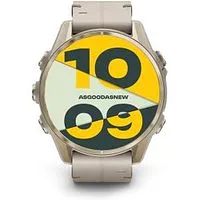 Garmin Fenix 8 AMOLED Sapphire 43mm nebelgrau/softgold (010-02903-11)