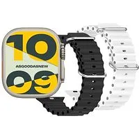 Apple Watch Ultra GPS + Cellular 49mm Natur – inkl. 2 Ocean Armbänder weiß & schwarz, limitiert