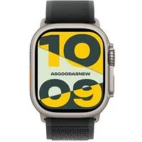 Apple Watch Ultra 2 GPS + Cellular 49mm Titan natur Trail Loop schwarz S/M