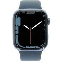 Apple Watch Series 7 GPS + Cellular 45mm Aluminium blau Sportarmband abyssblau