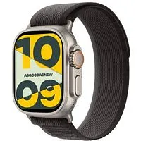 Apple Watch Ultra 2 GPS + Cellular 49mm Titan natur Trail Loop schwarz M/L