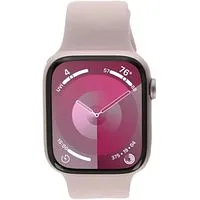 Apple Watch Series 9 GPS 45mm Aluminium rosé Sportarmband hellrosa M/L