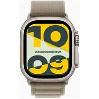 Apple Watch Ultra 2 GPS + Cellular 49mm Titan natur Alpine Loop oliv L