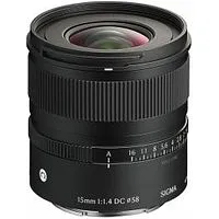 Sigma 15mm 1:1.4 Contemporary DC für Fujifilm X schwarz