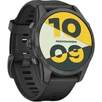 Garmin Epix Pro Gen 2 Sapphire 47mm schwarz/carbongrau Titan QuickFit-Silikonarmband (010-02803-30)