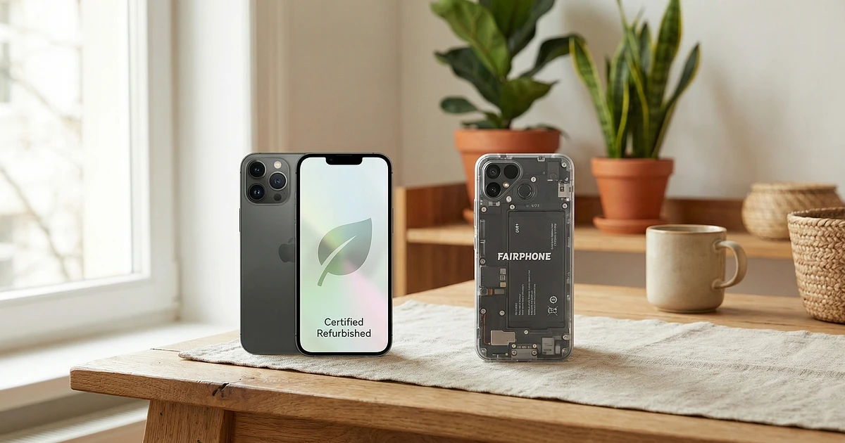 Sustainable Smartphones: Refurbished vs. Fairphone – Which Is Actually Better for the Planet?